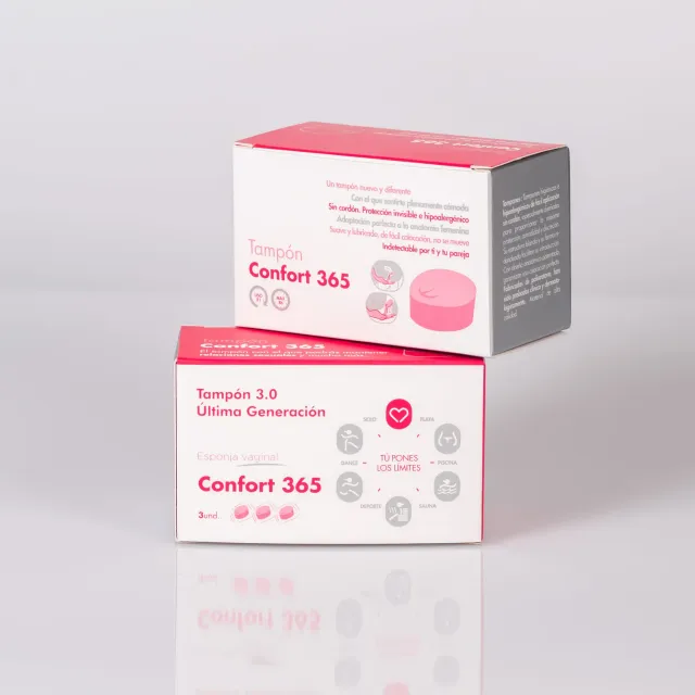 Confort 365 eponge menstruelle sans ficelle